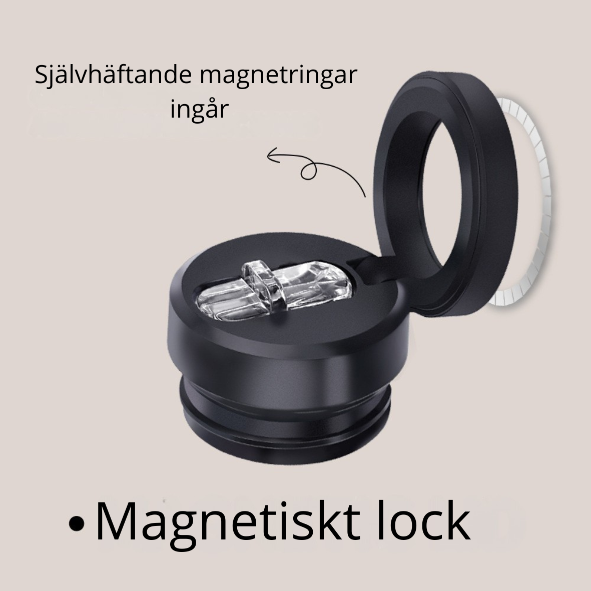 NordicSip™ Active – Vattenflaska med magnetring