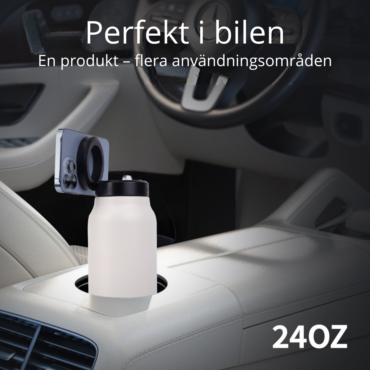 NordicSip™ Active – Vattenflaska med magnetring