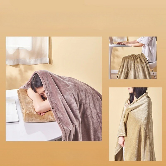 USB ELEKTRISK FILT 5V - Värmande mysfilt med powerbank-anslutning